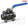 Buy cheap 1000wog Astm A105 NPT Three Piece Ball Valve Dn15 ASME B16.10 from wholesalers