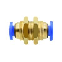 Buy cheap PM Straight Pneumatic One Touch Bulkhead Union Air Fitting Push Quick Connect product