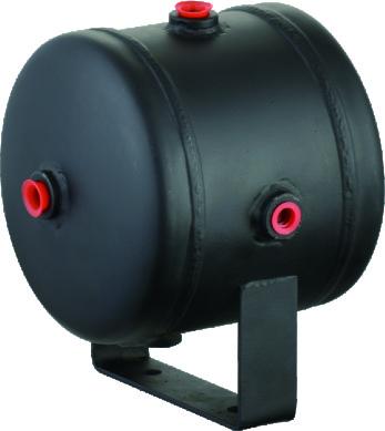 Buy cheap Black Steel Horizontal Air Comressor Tank For Air Horn Tires , 0.5 Gallon air tank from wholesalers