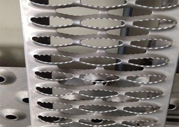 Buy cheap Slip Resistant 3.5mm Stainless Steel Perforated Sheet Safety Anti Skid Plate Walkway Mesh from wholesalers