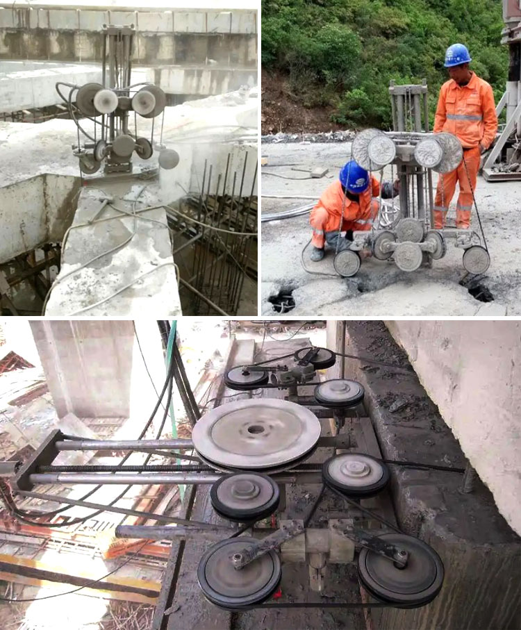 Reinforced Concrete Controlled Demolition Diamond Wire Rope