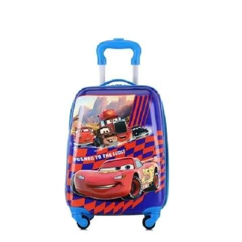 Waterproof Zippered Trolley Bag Cartoon , Practical Childrens Suitcases On