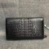 Buy cheap Authentic True Alligator Leather Men Wristlets Envelop Purse Genuine Exotic Crocodile Skin Male Clutch Bag from wholesalers