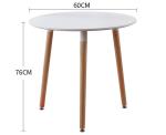 Nordic solid wood dining table and chair combination modern contracted west