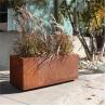Buy cheap Outdoor Round Flower Planter Pots Corten Steel 2mm Or Customized from wholesalers