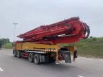 180m 178 Red Volvo Chassis 56m Used Concrete Pump Truck Truck Mounted Pump for