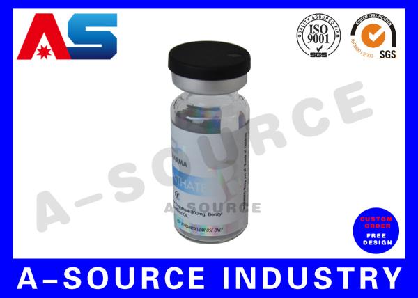 Buy cheap Hologram Pharmaceutical 10ml Vial Labels Stickers Printed For Plastic Tablet Containers from wholesalers