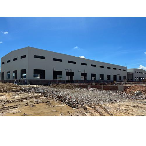 Buy cheap Sandwich Panel Steel Structure Warehouse Prefabricated Industrial Shed Onsite Installation from wholesalers