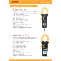 Buy cheap 2000A 2.2 Inch 700V Digital AC Clamp Meter , Mini Digital Clamp Meter product