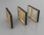 Biometric RFID Card Access SUS316 Optical Swing Turnstile