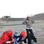 High Tensile Strength 1.5mm HDPE Geomembrane Liner for Landfill Dam Fish Farm