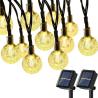 Buy cheap 30 LED Outdoor Solar String Lights Globe Crystal Ball Garden Wedding from wholesalers