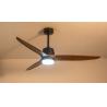 Buy cheap Energy-Efficient & Long-Lasting: 52-Inch Solid Wood Ceiling Fan with LED Lighting and Brushless DC Motor from wholesalers
