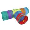 Buy cheap Pet Cat Tunnel Cat Rainbow Three-Way Interactive Cat Toy Drill Bucket Folding Cat Toy from wholesalers