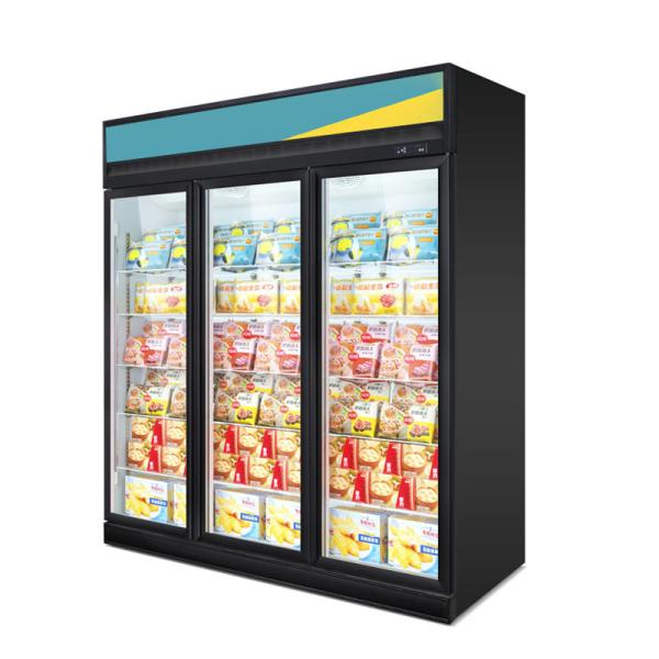 Buy cheap Supermarket Beer Cold Drink Display Freezer Vertical Pepsi Refrigerators Glass Door Chiller Freezer from wholesalers