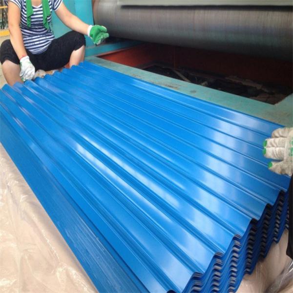 Buy cheap Color Coated Corrugated Roofing Sheet Galvanized Galvalume Zinc Coated from wholesalers