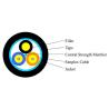 Buy cheap 7.2mm Outdoor Fiber Optic Cable , Base Station Outdoor Multimode Fiber Optic Cable With Central Strength Member from wholesalers