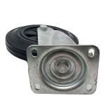 200mm 8 Inch Rubber Caster Without Brake Garbage Can