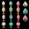 Buy cheap Hot NEW Wholesale Alloy Jewelry 3D Nail Art Jewelry Nail rhinestones Sticker Supplier Number ML2924-2938 from wholesalers