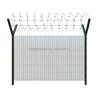 Buy cheap Malaysia Sale Barber Razor Galvanized Chain Link Fence with 3D Welded Curved Design from wholesalers