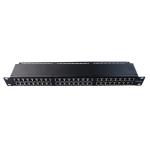 19 Inch 48 Port UTP 1U Rack Mount Keystone Patch Panel for Cat6 Cabling Ports