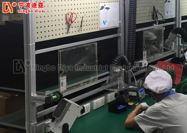 Buy cheap Aluminium Tube Assembly Conveyor Systems Metal Edge For Workshop from wholesalers