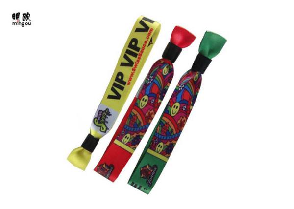 Buy cheap Decoration Usage Custom Event Bracelets For Wrist , Pretty Custom Cloth Bracelets from wholesalers