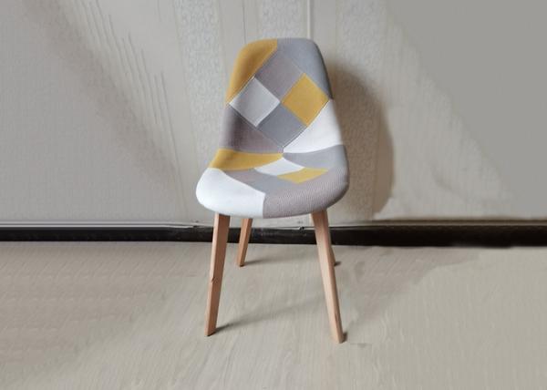 Buy cheap Nordic Style Modern Dining Chairs Upholstered , Beech Wood Chair from wholesalers