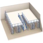 Customized Multi - Lever Industrial Mezzanine Floors System 5 Years Warranty