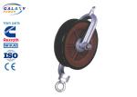 Hold Down Conductor Stringing Blocks 10~40kN Rated Load Nylon Steel Rubber Line