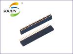 Gold Plated Female Header Connector Single Row Straight H4.3