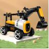 Buy cheap Plastic Kids Electric Toys Slide Excavator Ride On Mini Construction Truck for Children from wholesalers