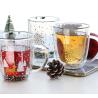 Buy cheap 375ml Personalized Glass Cup High Borosilicate Double Wall Glass Coffee Cup from wholesalers