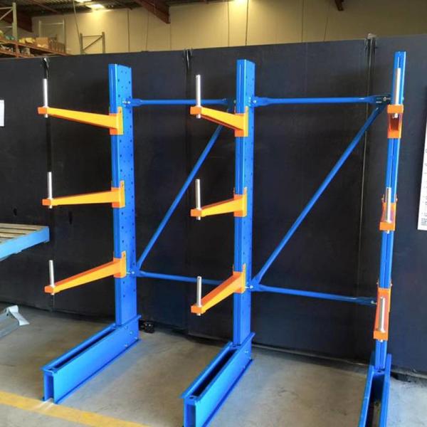 Buy cheap 2500KG Cantilever Storage Rack System OEM Cantilever Pipe Storage Racks from wholesalers