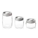 Wholesale Vacuum Jar Food Storage Canister Transparent Borosilicate Glass With