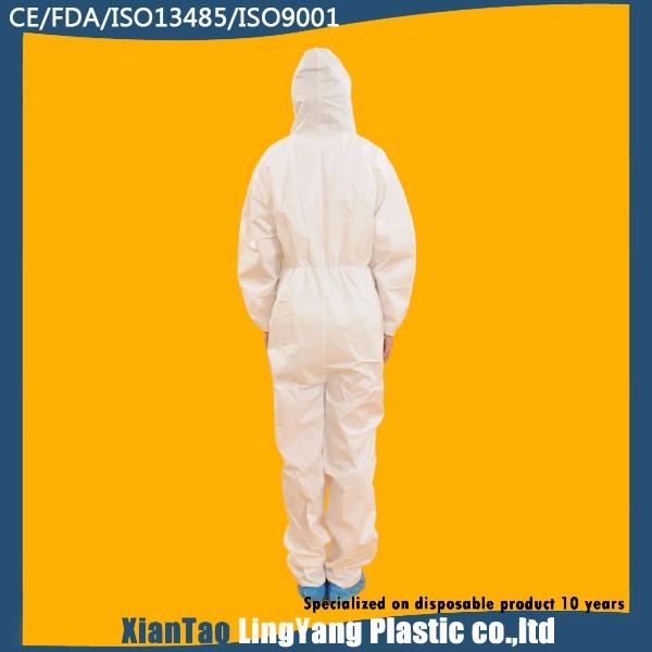 Buy cheap Latex Free Disposable Microporous Coverall , Disposable Protective Coveralls from wholesalers