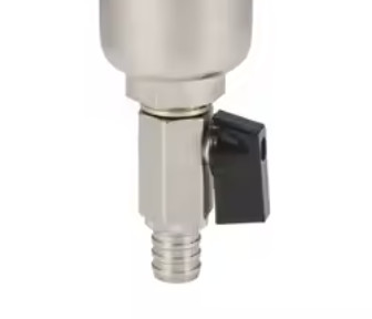 Water Prefilter With Water Pressure Gauge plating Threaded Brass Filter Valve for HPB57-3 Material and ISO228/1