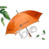 Buy cheap Orange High Strength Womens Walking Umbrella Hook Handle 10mm Metal Shaft from wholesalers