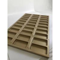 Buy cheap Gloden Color PTFE Coating Rectangle Hot Dog Bread Mold 30 Cavity product