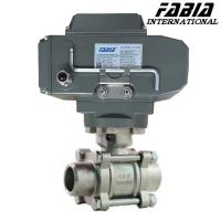 Buy cheap Butt Welding High Pressure Ball Valve Three Piece Electric Valve product