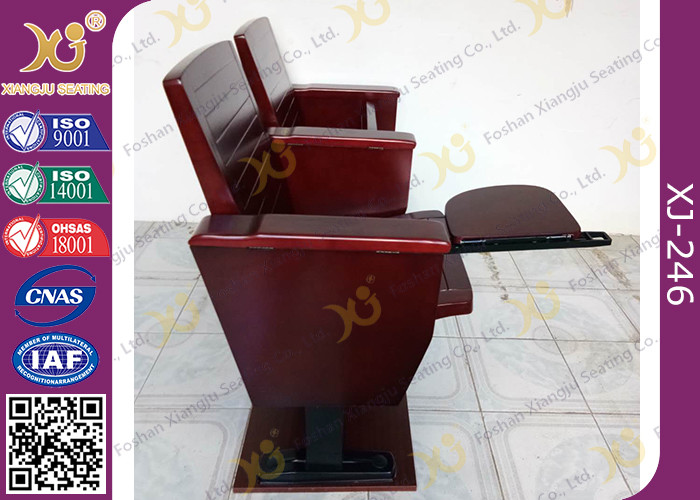 Indoor Church Auditorium Seating With Soft Polyurethane Foam Padded