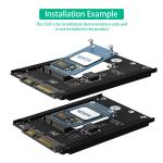 2.5" SATA 3.0 22PIN To mSATA SSD Adapter Converter Card 6Gbps In Stock
