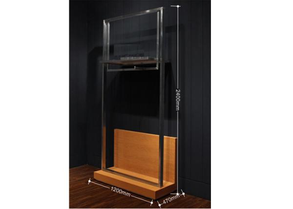 Buy cheap Freestanding Metal Wall Mounted Display Racks 1200 * 470 * 2400 MM For Retail Shops from wholesalers