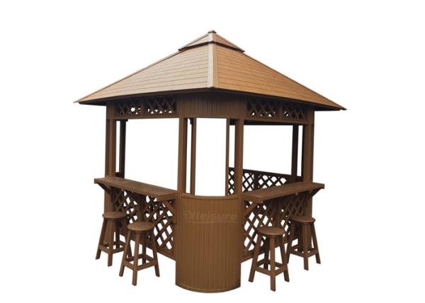 Buy cheap Spa Gazebo With Chair In Black/Brown Color-Duty PS Materials Outdoor Garden from wholesalers