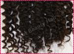 Brazilian Virgin Human Hair Extensions Brown , Remy Big Curl Hair