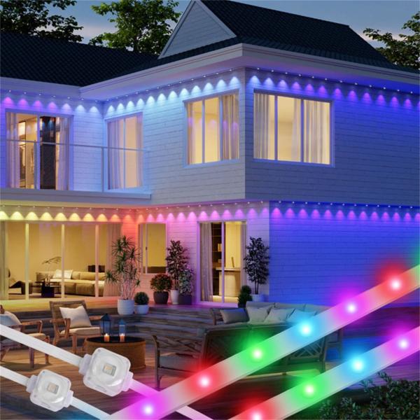 Buy cheap Outdoor Waterproof Rgbw Led Point Holiday Christmas Pixel Decoration Lights Led Eave Lights from wholesalers