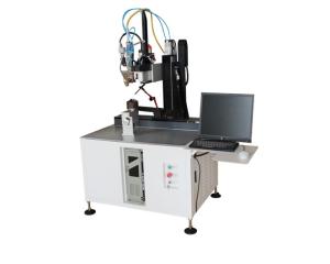 China 500W Round Pipe Fiber Laser Welder ,  High Frequency Welding Machine 4 axis Rotation Welding on sale