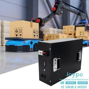 China AGV Lithium Ion Battery 24V 50Ah 100Ah 200Ah For Autonomous Mobile Robots on sale