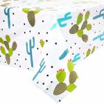 Cactus Desert Design Disposable Plastic Table Covers For Home / Restaurants