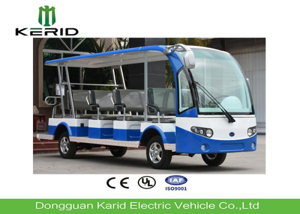 Buy cheap 72V Electric Shuttle Bus 14 Person , Electric Sightseeing Car Road Legal CE Approved from wholesalers